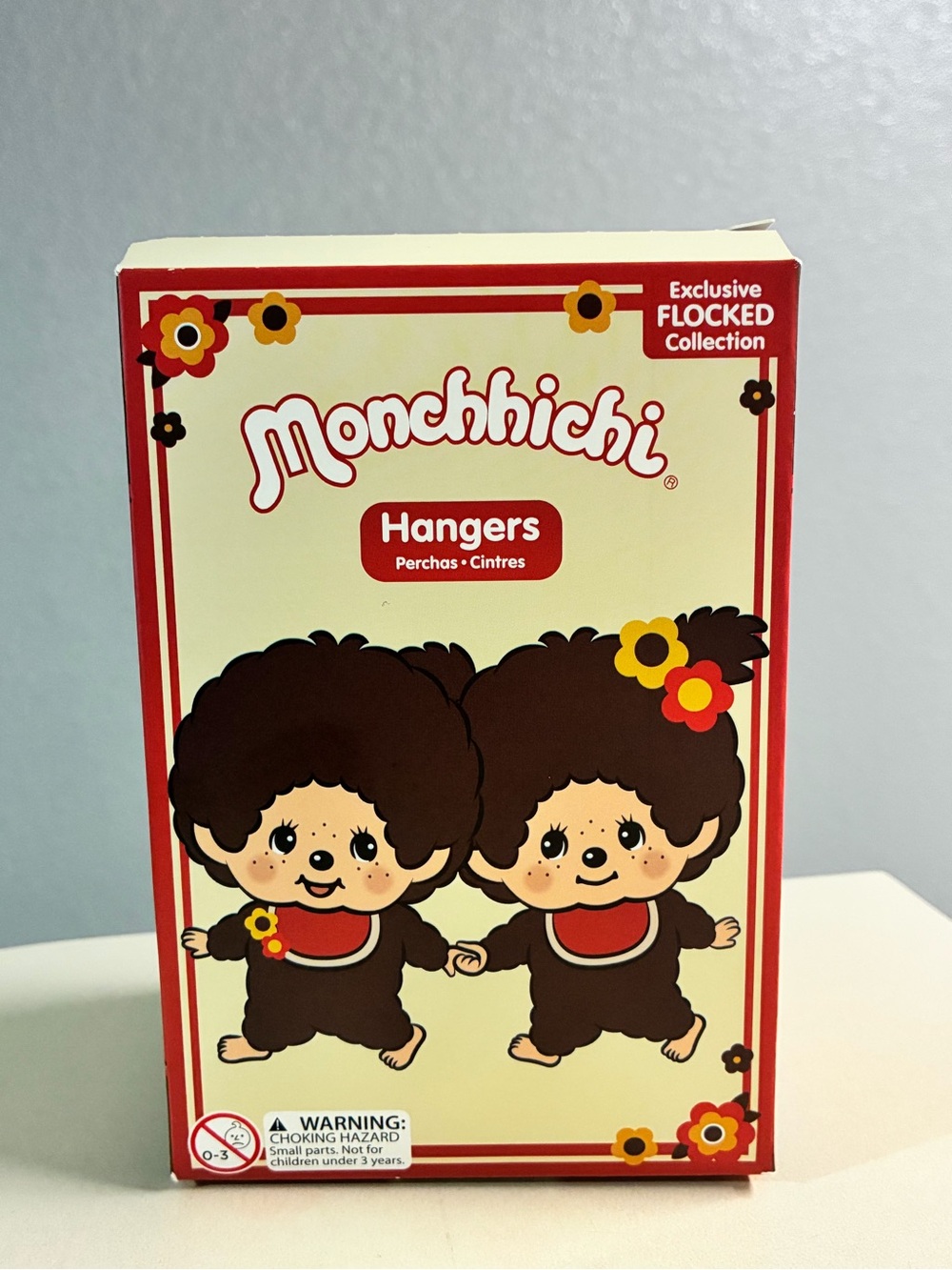 Monchhichi Hangers - Brown Plush Character Key & Card Holder